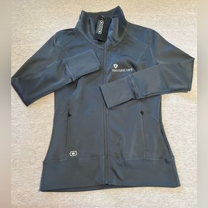 OGIO Endurance Jacket Women's Medium Gray  Full Zip Long Sleeve Thumbholes